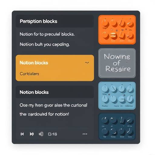 Guide Screenshot: Various types of blocks in Notion